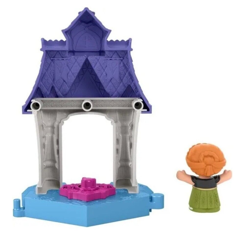 Fisher Price Little People Disney Frozen Anna in Arendelle Portable Playset - Picture 12 of 14